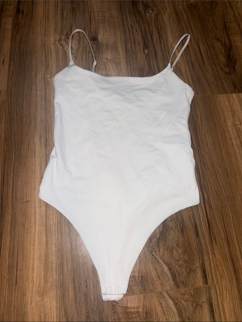 Aritzia Contour Spaghetti Strap Bodysuit white small